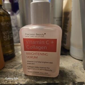 Precision Beauty Vitamin C + Collagen Brightening Serum - Soft Pink